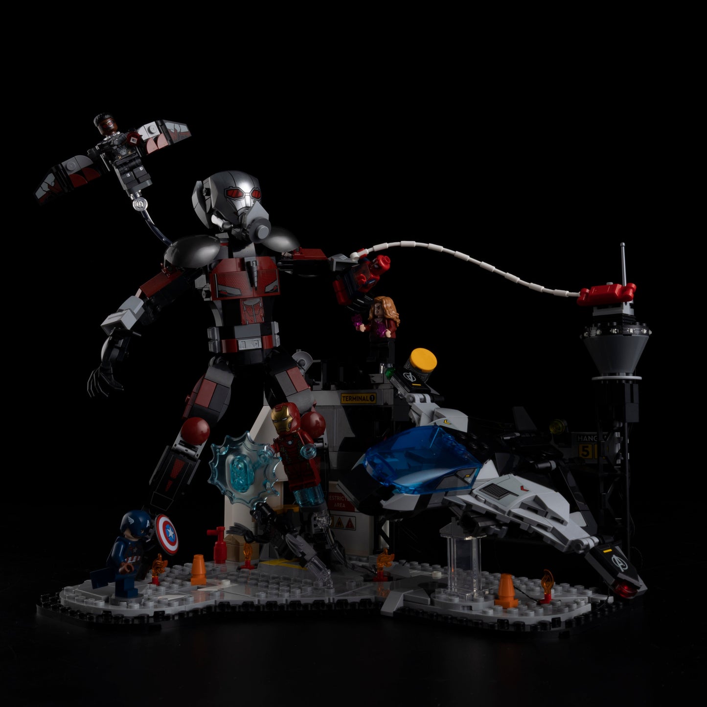 Light Kit For LEGO Captain America: Civil War Action Battle 76314 - 76314-Captain America Civil War Action Battle-1-off