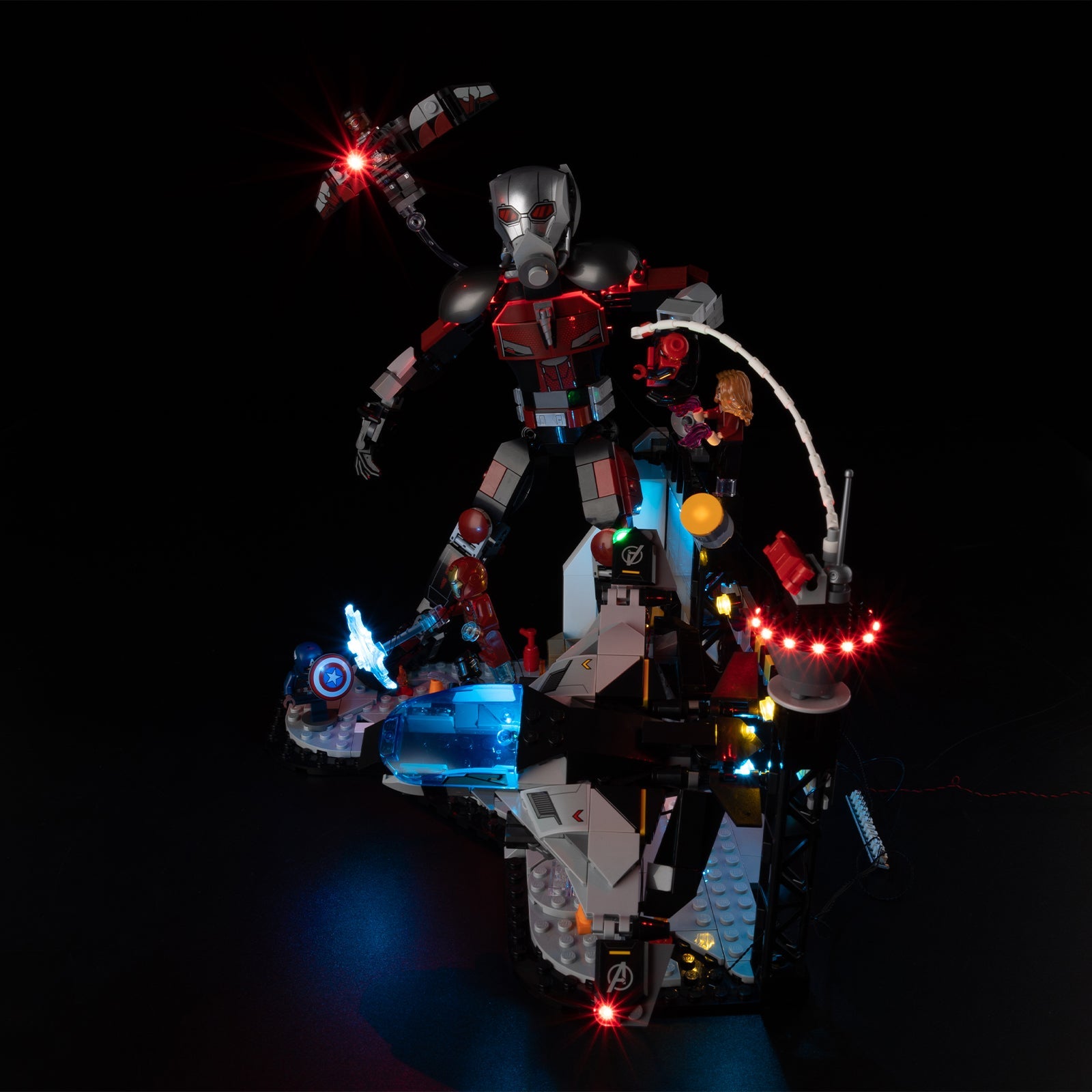Light Kit For LEGO Captain America: Civil War Action Battle 76314 - 76314-Captain America Civil War Action Battle-2-on