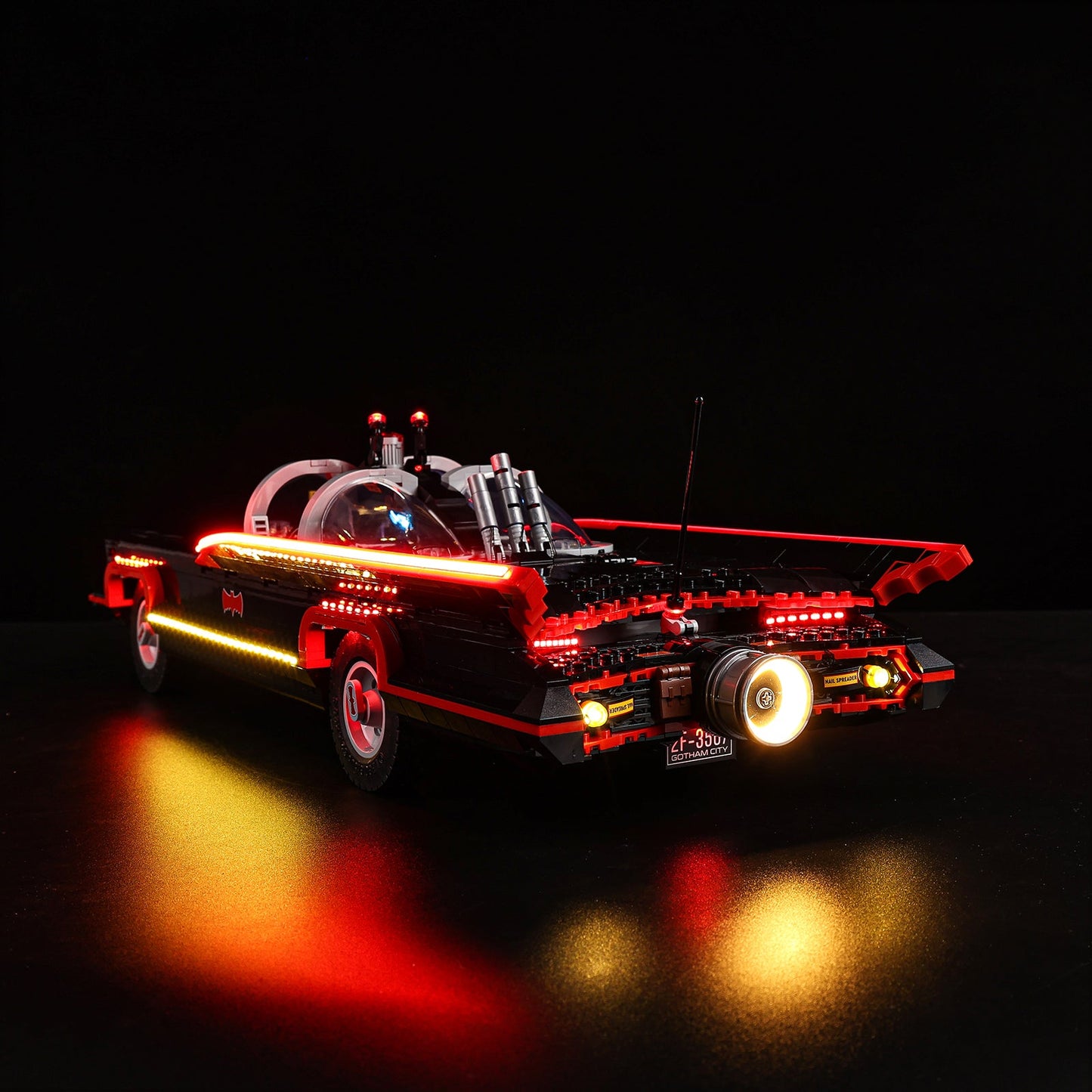 Light Kit For LEGO Batman: The Classic TV Series Batmobile 76328 - 76328-Batman The Classic TV Series Batmobile-4-on