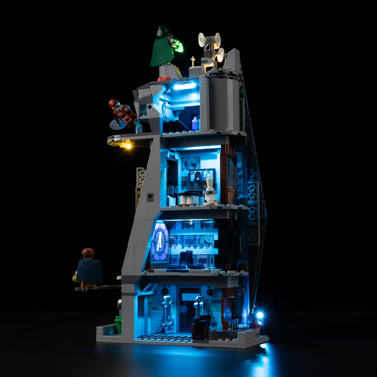 Light Kit For LEGO Avengers: Doomsday New Avengers Tower 76352