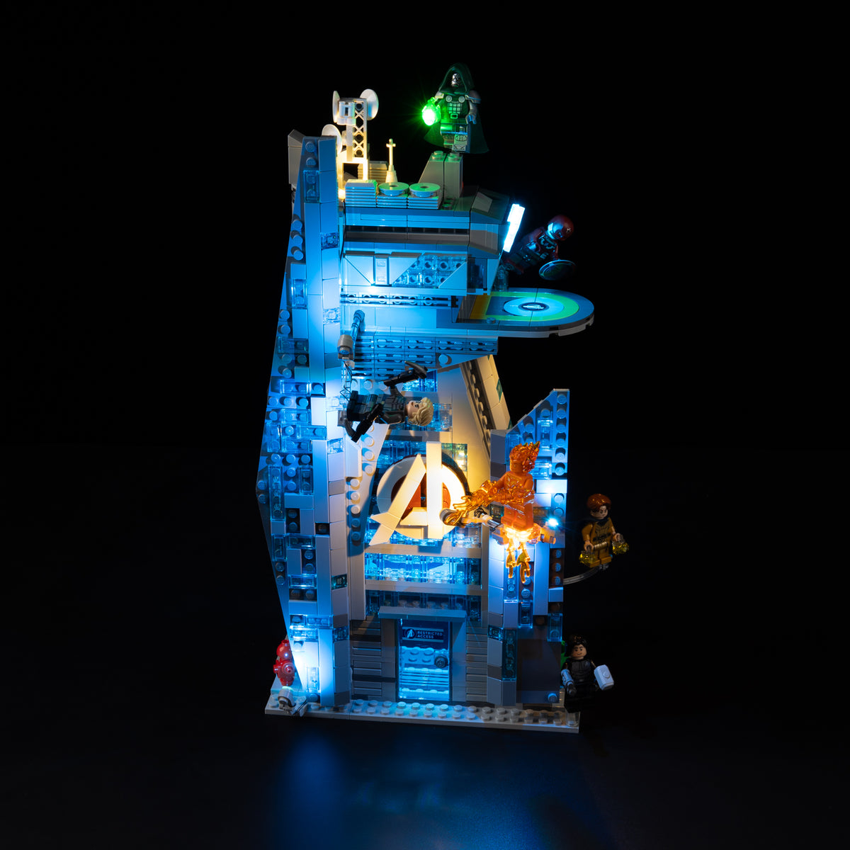 Light Kit For LEGO Avengers: Doomsday New Avengers Tower 76352