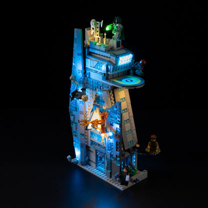 Light Kit For LEGO Avengers: Doomsday New Avengers Tower 76352