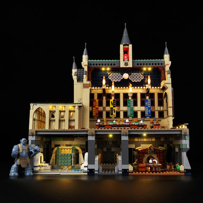 Light Kit For LEGO Hogwarts Castle: The Great Hall 76435 - 76435-Hogwarts Castle The Great Hall-9-on