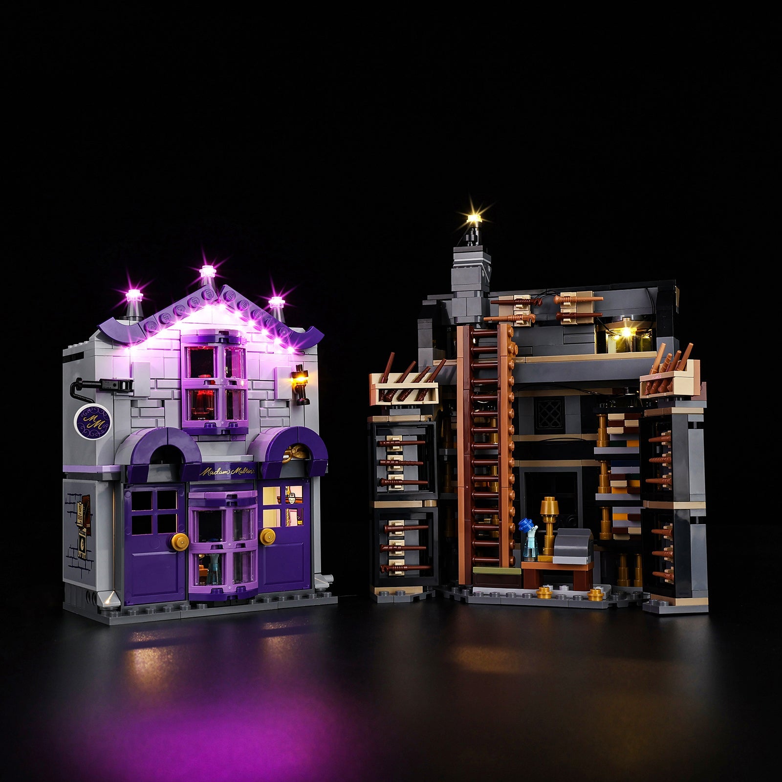Light Kit For LEGO Ollivanders & Madam Malkin's Robes 76439 - 76439-Ollivanders & Madam Malkin's Robes-4-on