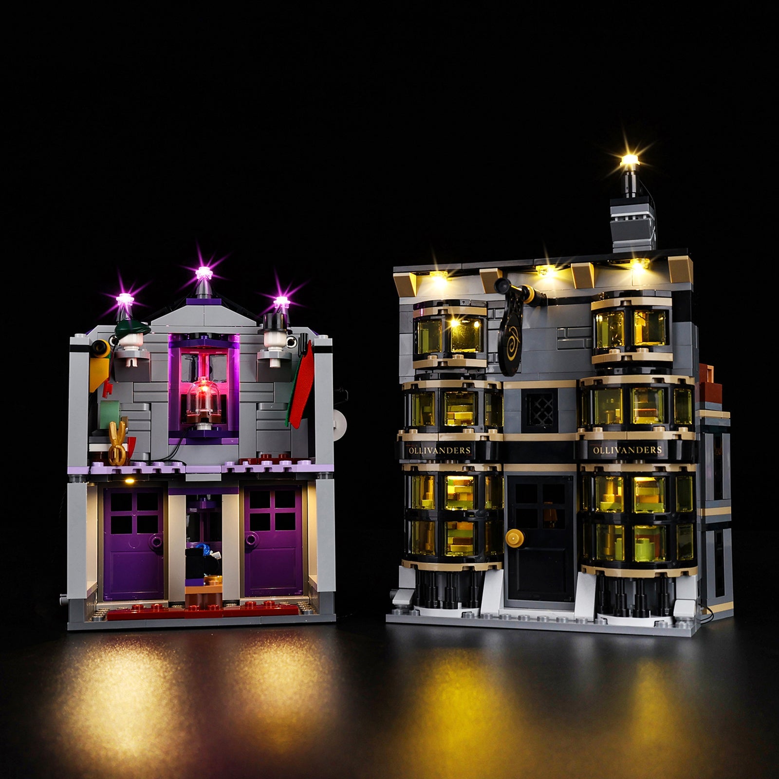 Light Kit For LEGO Ollivanders & Madam Malkin's Robes 76439 - 76439-Ollivanders & Madam Malkin's Robes-5-on