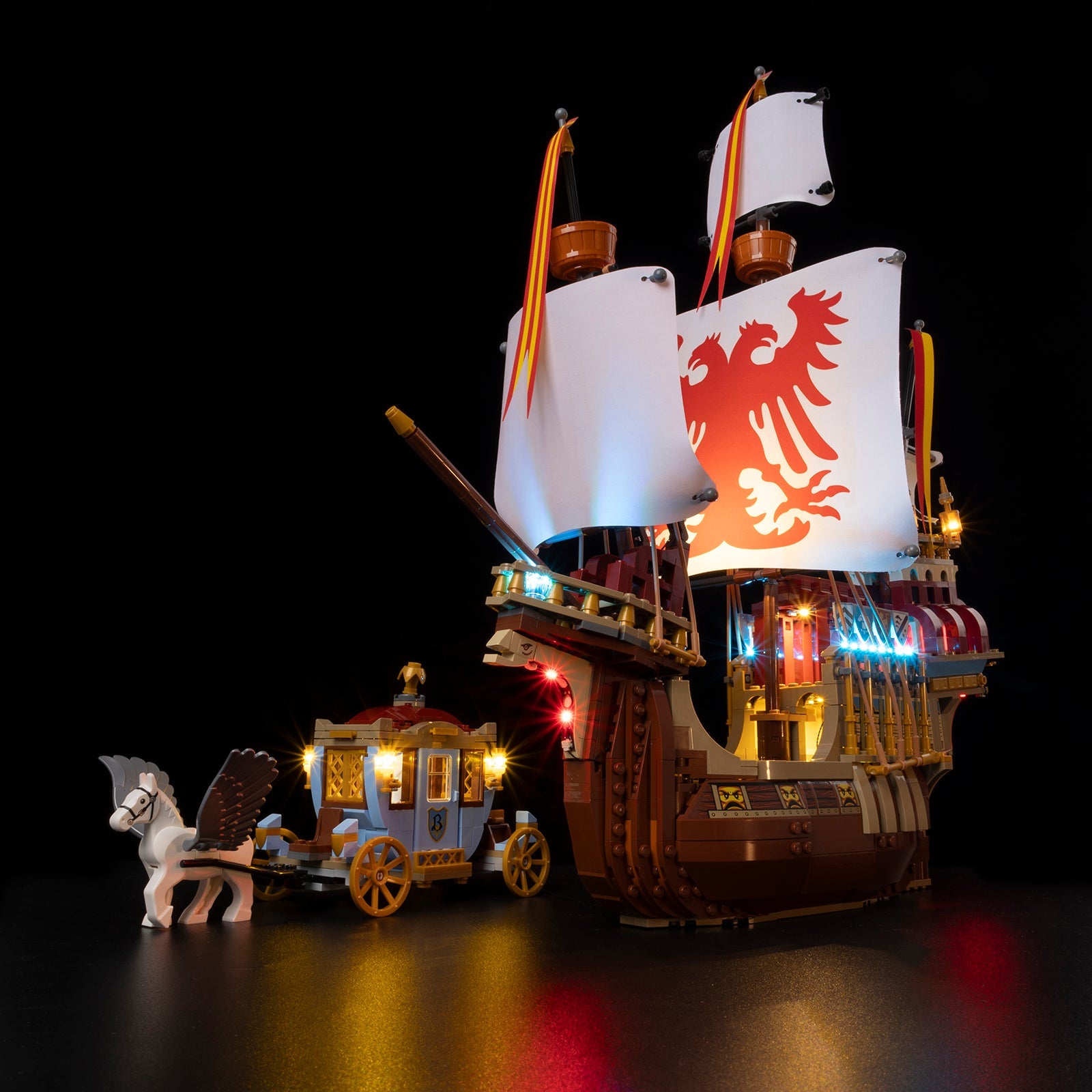 Light Kit For LEGO Triwizard Tournament: The Arrival 76440 - 76440-Triwizard Tournament The Arrival-4-on