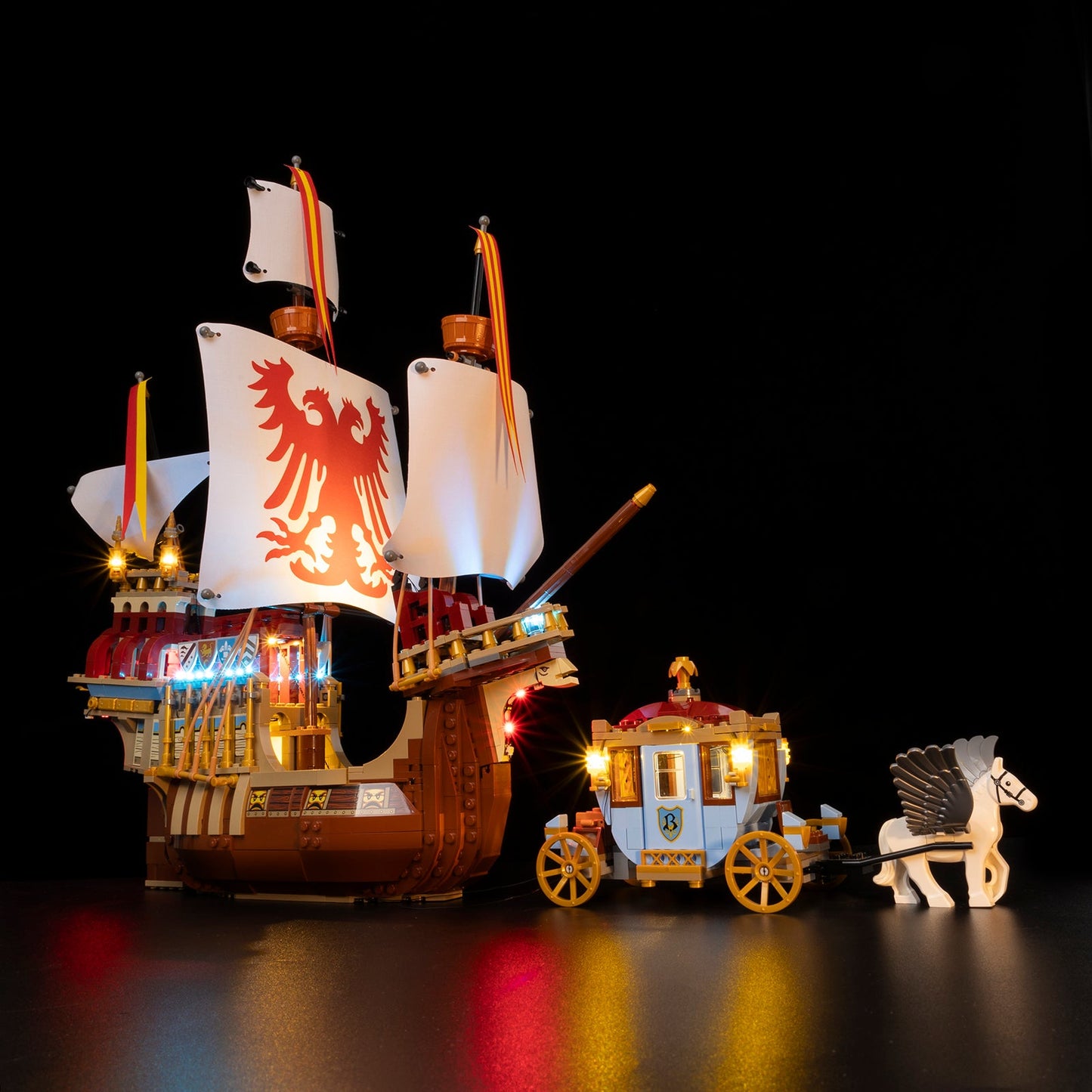 Light Kit For LEGO Triwizard Tournament: The Arrival 76440 - 76440-Triwizard Tournament The Arrival-5-on