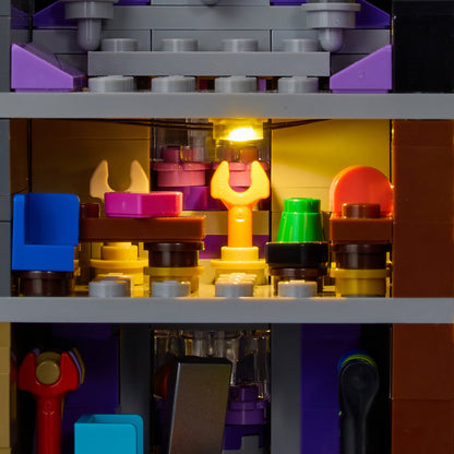 Light Kit For LEGO Diagon Alley: Wizarding Shops 76444 - 76444-Diagon Alley Wizarding Shops-14-details