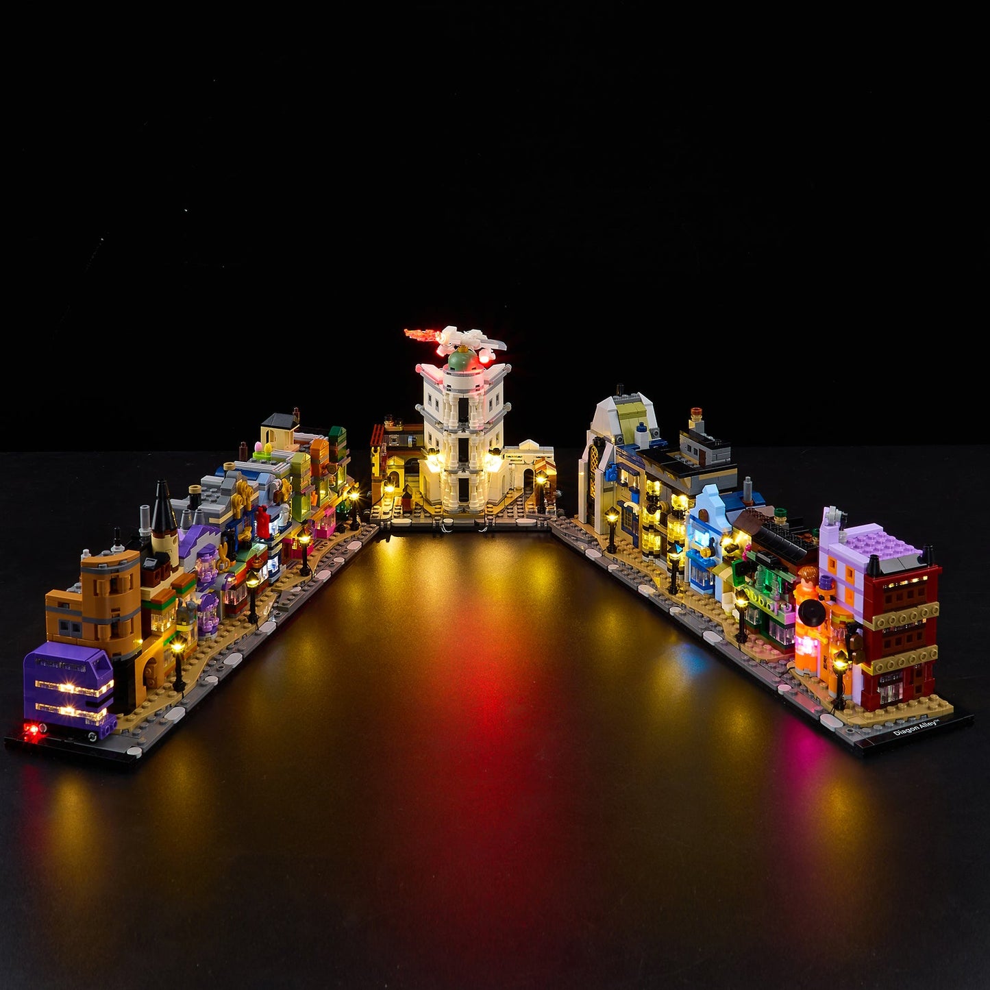 Light Kit For LEGO Diagon Alley: Wizarding Shops 76444 - 76444-Diagon Alley Wizarding Shops-3-on