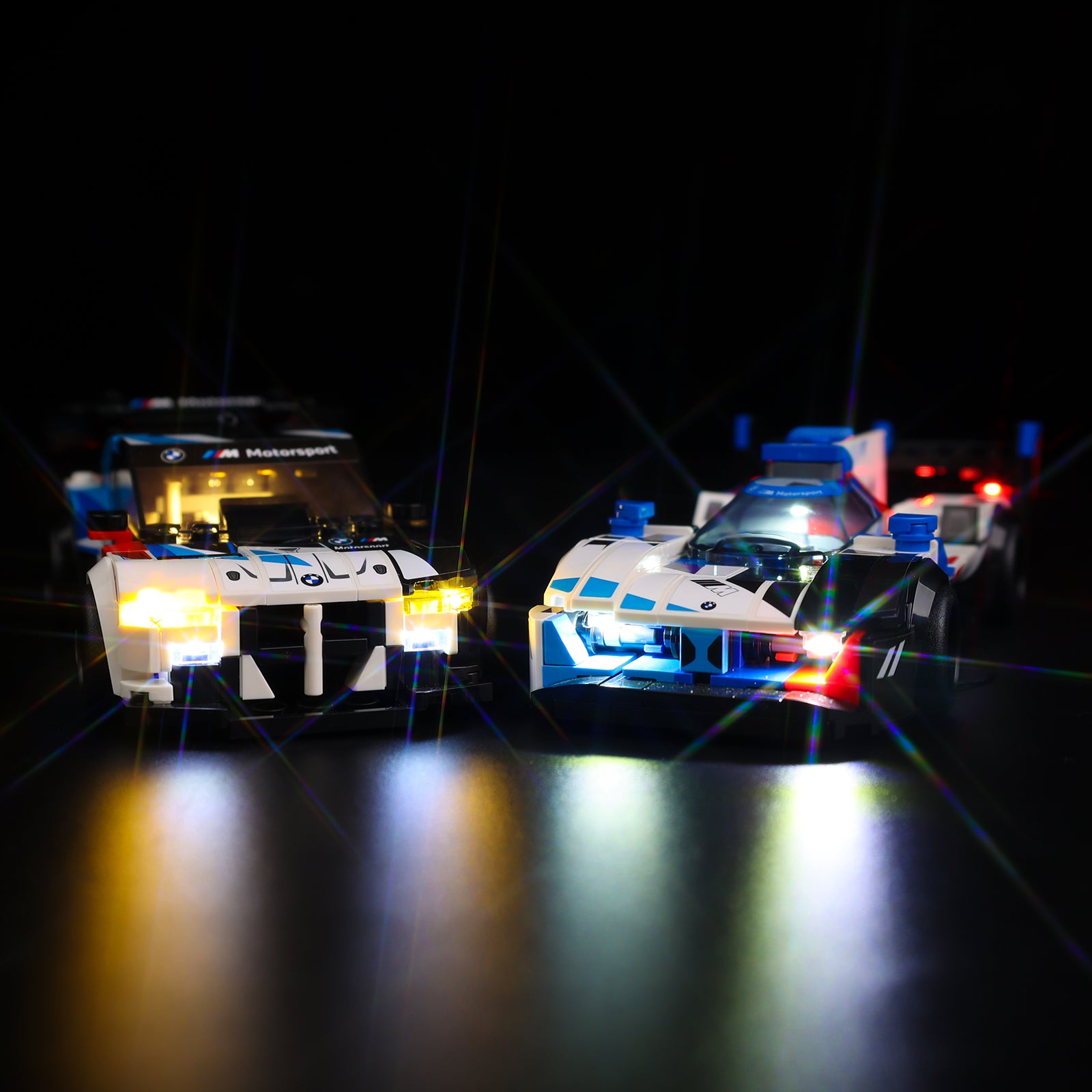 BMW M4 GT3 and BMW M Hybrid V8 Race Cars 76922 - second side angle, illuminated