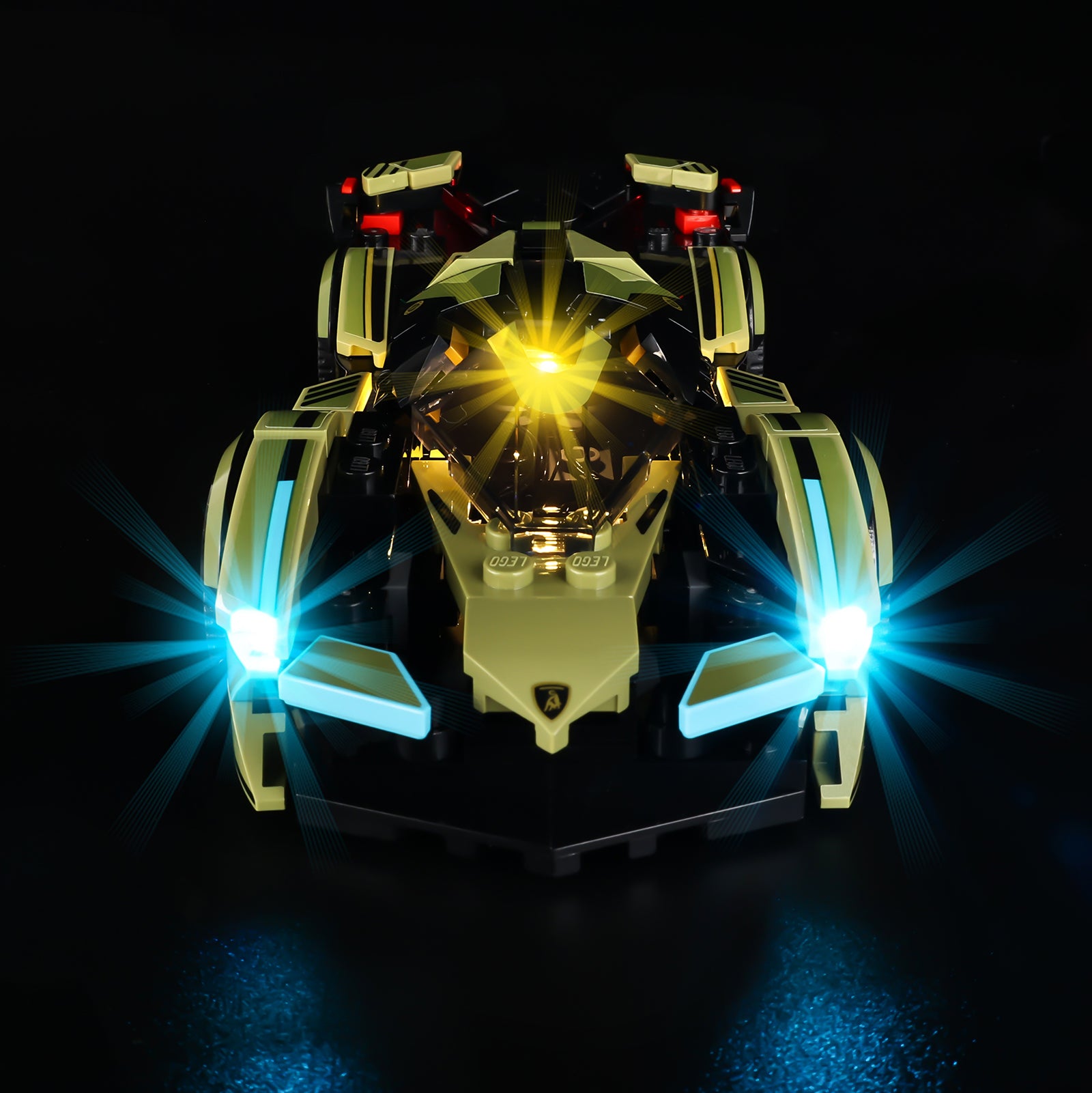 Speed Champions Lamborghini 76923 - alternate angle, lights on