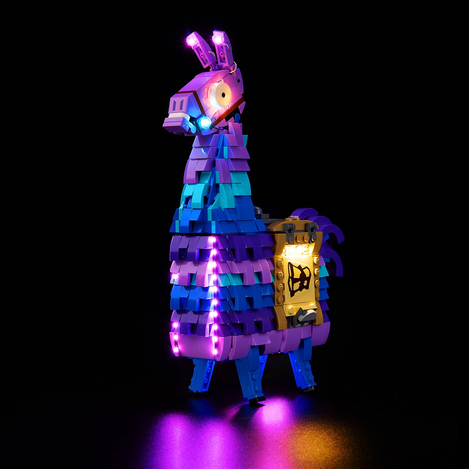Supply Llama 77071 - lit with full glow, hero view
