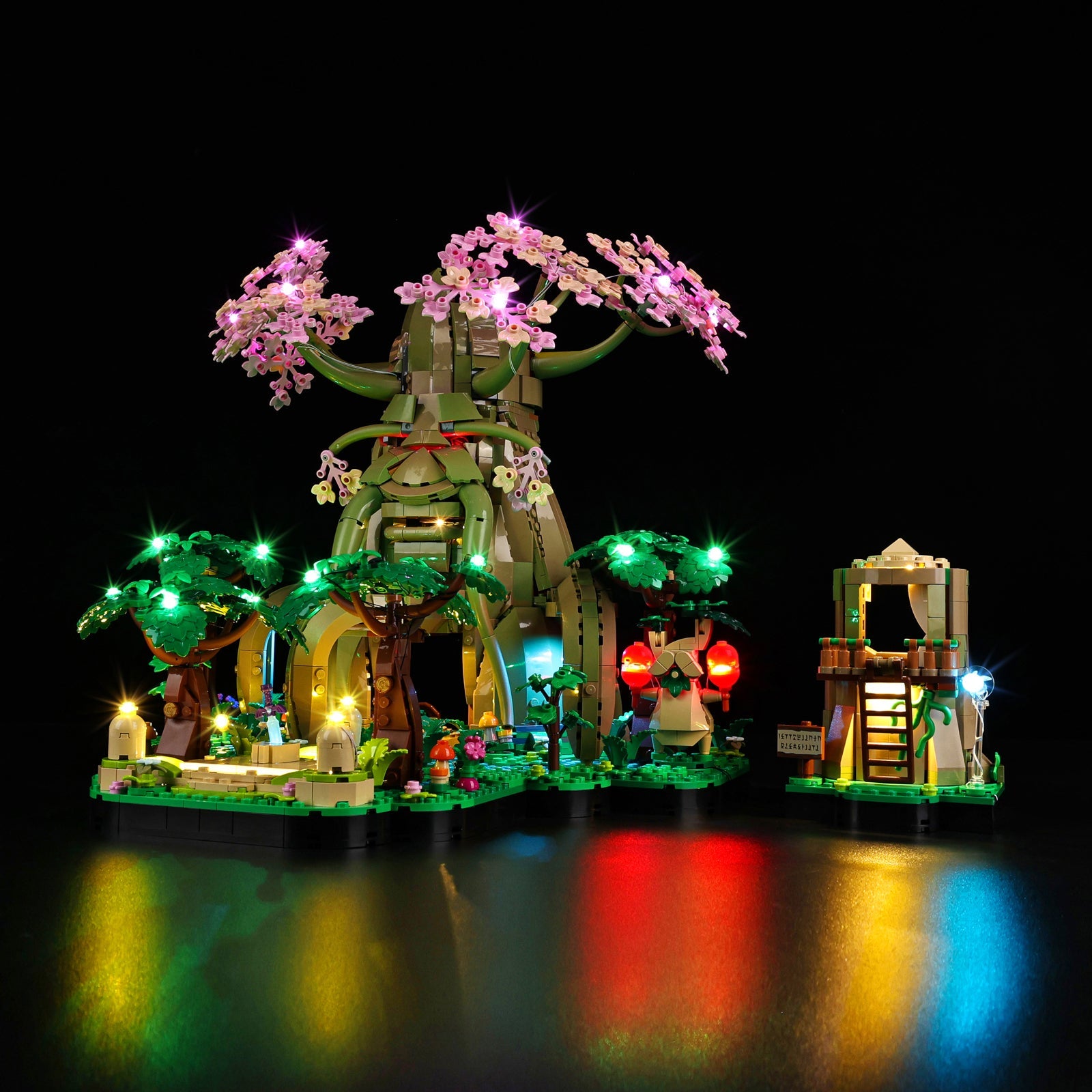 Light Kit For LEGO Great Deku Tree 2-in-1 77092 - 77092-Fortnite-Set-Fortnite-Set-Fortnite-Set-Fortnite-Set-Fortnite-Set-Fortnite-Set-Fortnite-Set-1-on (lights on)