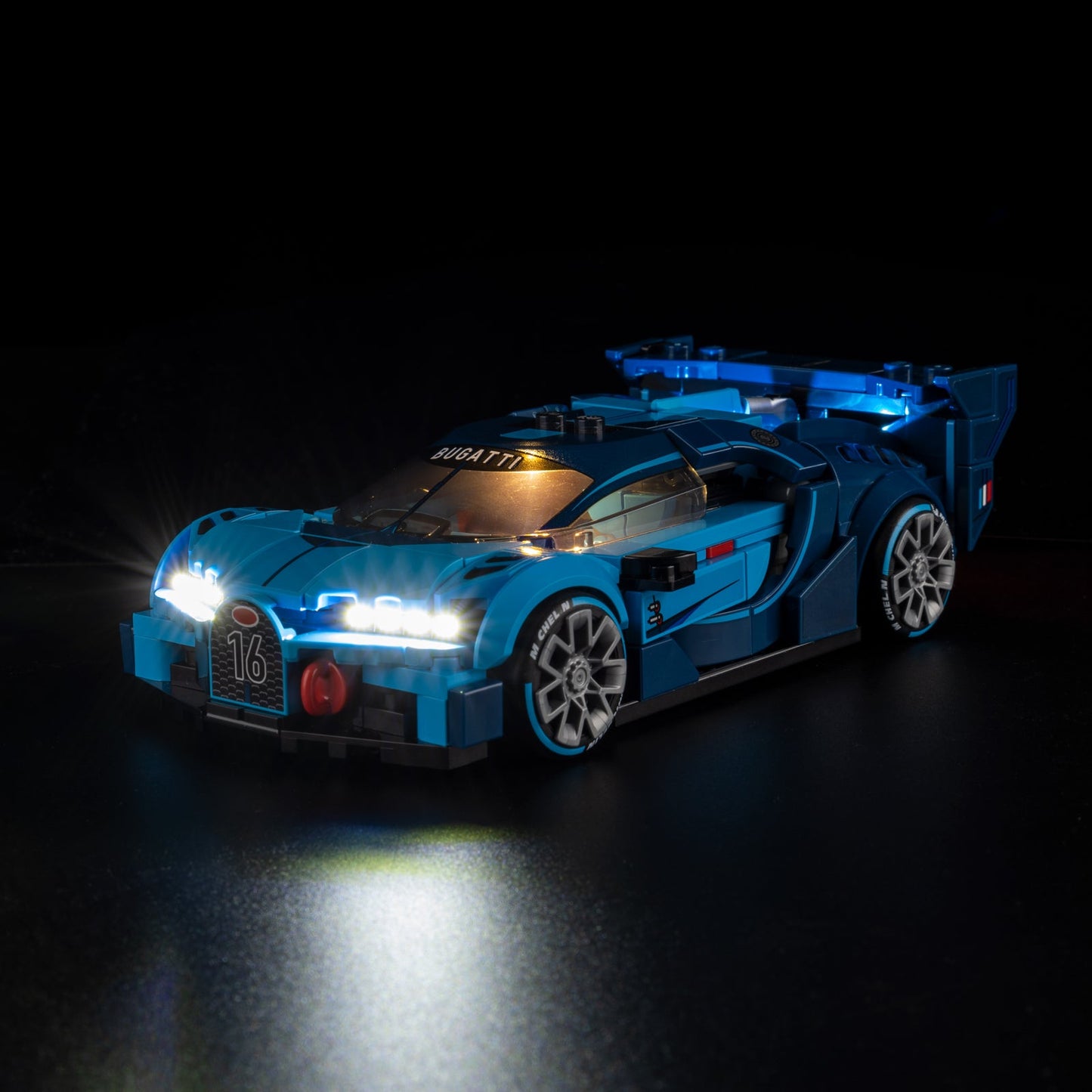 Light Kit For LEGO Bugatti Vision Gran Turismo Hyper Sports Car 77253