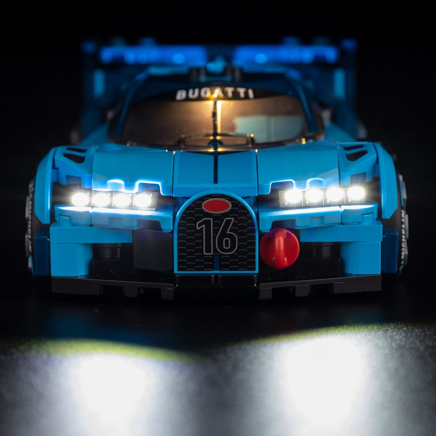 Light Kit For LEGO Bugatti Vision Gran Turismo Hyper Sports Car 77253