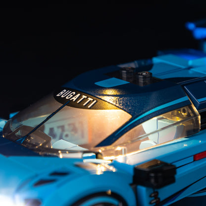 Light Kit For LEGO Bugatti Vision Gran Turismo Hyper Sports Car 77253