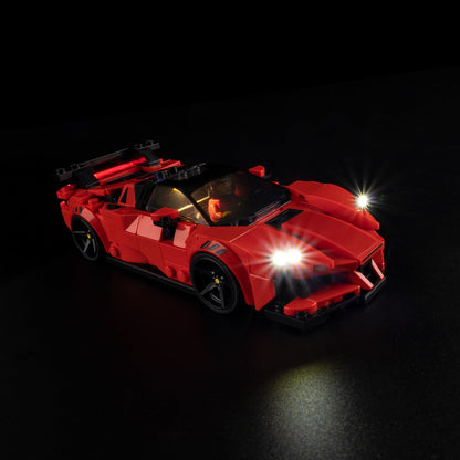 Light Kit For LEGO Ferrari SF90 XX Stradale Sports Car 77254