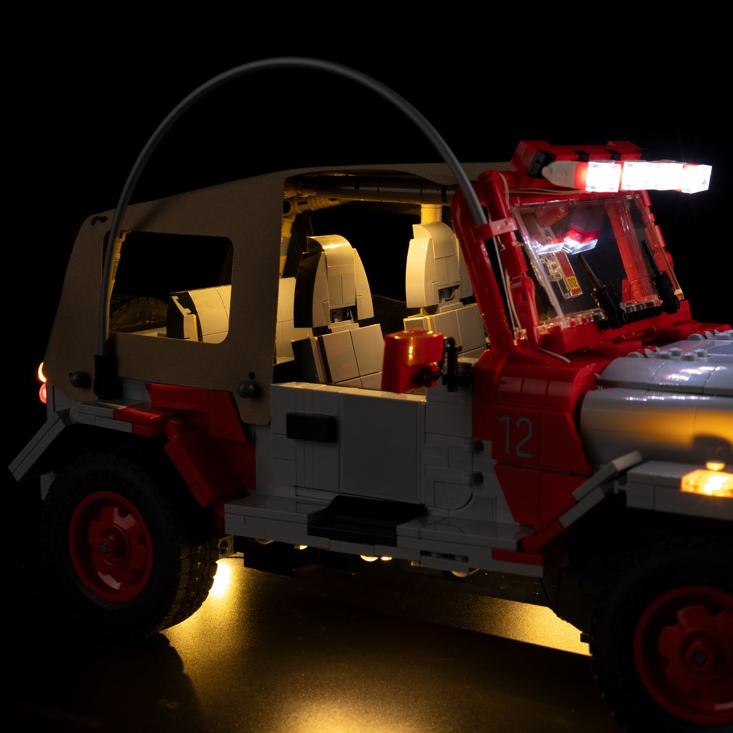 Light Kit For LEGO Jurassic Park Jeep® Wrangler 77984