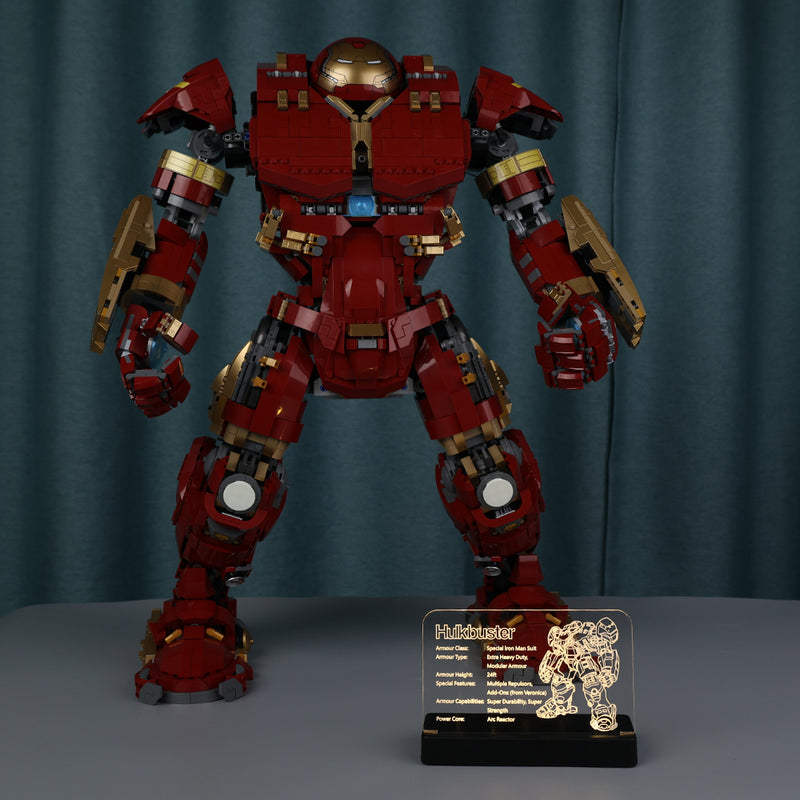 LED Acrylic Nameplate for Hulkbuster