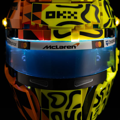 Light Kit For LEGO Lando Norris Helmet 43023 - 9-details-on
