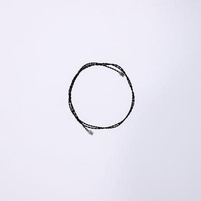 0.8 MM 2Pin Black Connectiing Cables  ( Pack of 10 )