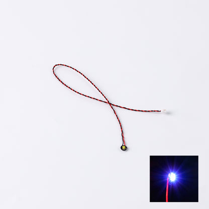 0.8mm 2pin Plug bk&rd Cables Bit Lights (Pack of 12)