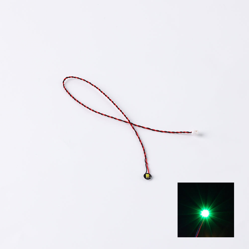 0.8mm 2pin Plug bk&rd Cables Bit Lights (Pack of 12)