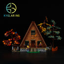 A-Frame Cabin-Lighting Makes It More Beautiful