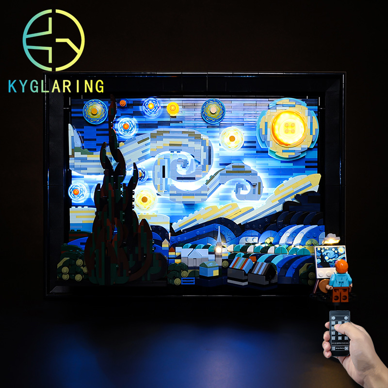 Led Light Kit For Vincent van Gogh - The Starry Night 21333