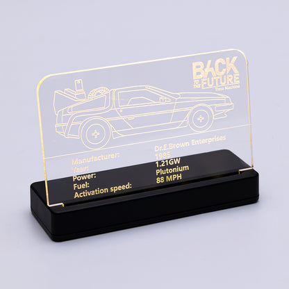 Led Light Kit For Back to the Future Time Machine #10300