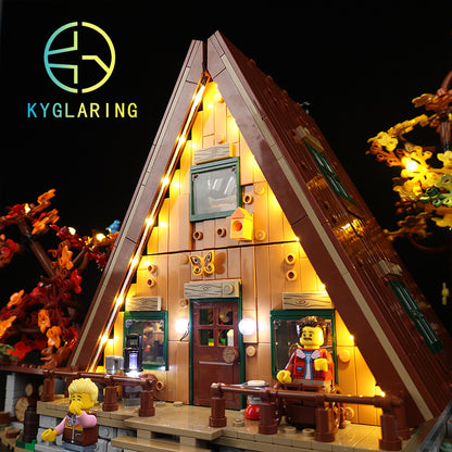 A-Frame Cabin-Lighting Makes It More Beautiful#21338