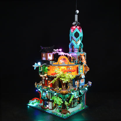 Led Light Kit For NINJAGO City Gardens 71741