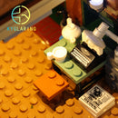 A-Frame Cabin-Lighting Makes It More Beautiful