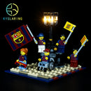 Led Lighting Set For FC Barcelona Celebration
