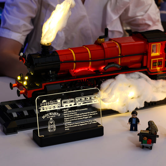 LED Light Acrylic Nameplate for Hogwarts Express™ – Collectors' Edition #76405