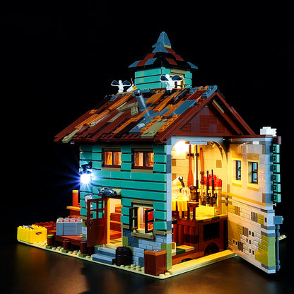 Led Light Kit For Old Fishing Store Compatible With #21310 And #16050