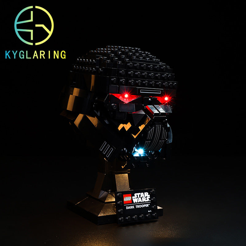 Led Lighting Set For Dark Trooper Helmet 75343