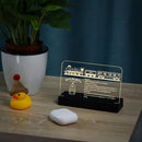 LED Light Acrylic Nameplate for Hogwarts Express™ – Collectors' Edition