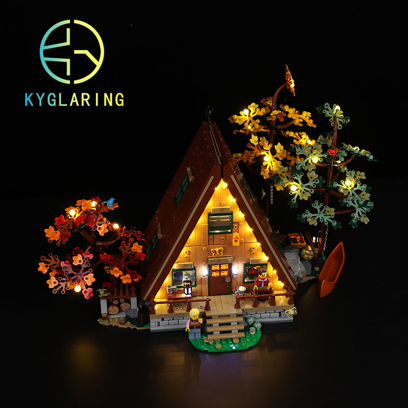 A-Frame Cabin-Lighting Makes It More Beautiful#21338