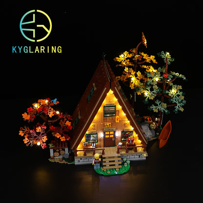 A-Frame Cabin-Lighting Makes It More Beautiful#21338