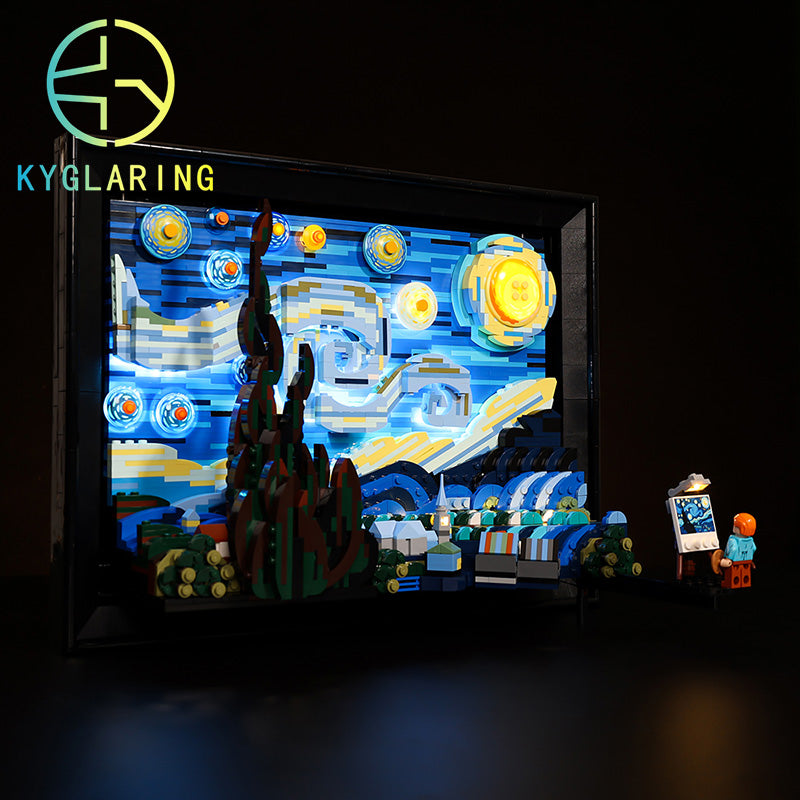 Led Light Kit For Vincent van Gogh - The Starry Night 21333