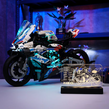 LED Light Acrylic Nameplate for BMW M 1000 RR #42130