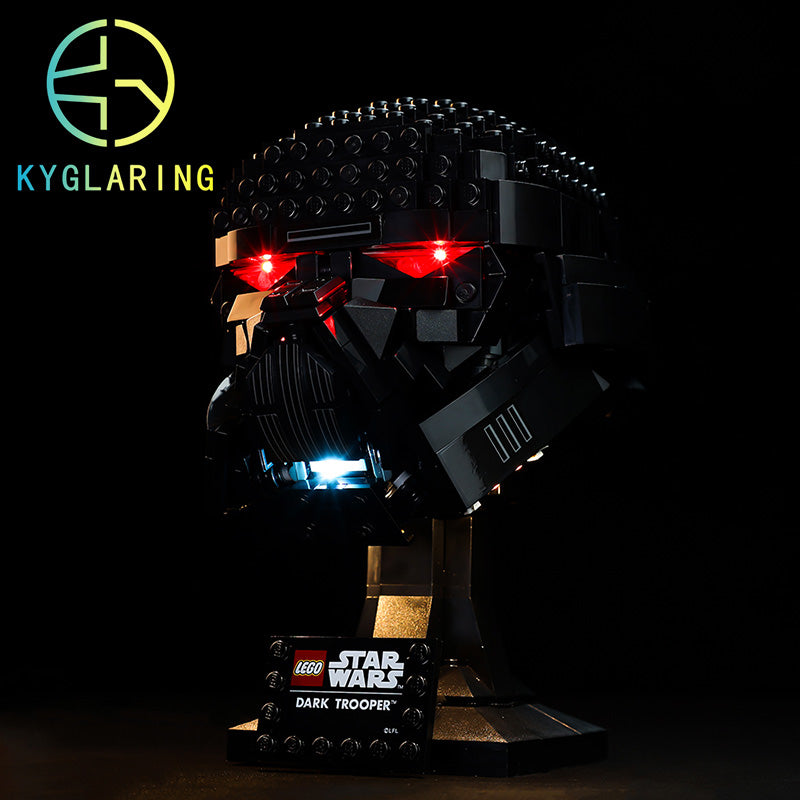 Led Lighting Set For Dark Trooper Helmet 75343