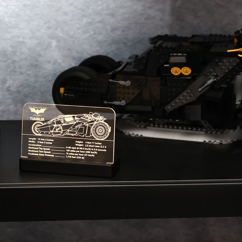 Led Lighting Set for DC Batman™ Batmobile™ Tumbler 76240