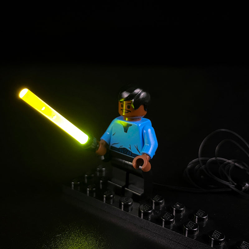 LED Lightsaber for Star Wars Minifigures 1 in 1 USB