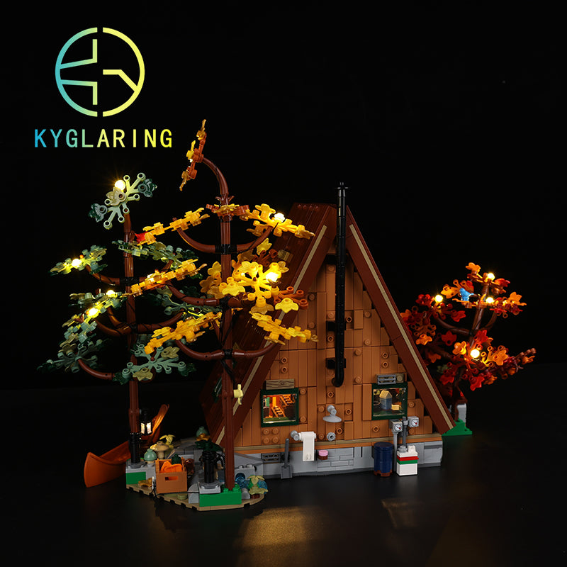 A-Frame Cabin-Lighting Makes It More Beautiful#21338