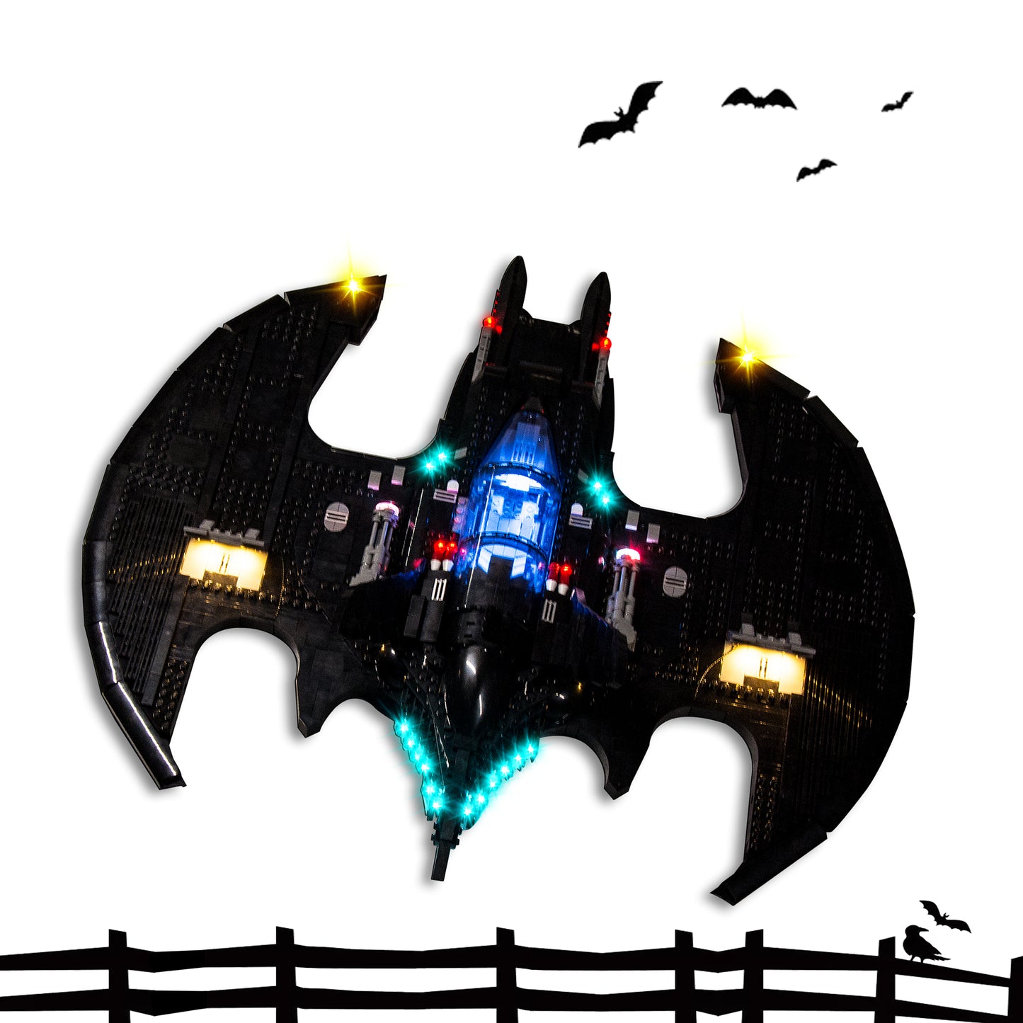 LED Light Kit for 1989 Batwing #76161