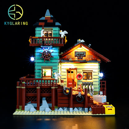 Led Light Kit For Old Fishing Store Compatible With #21310 And #16050