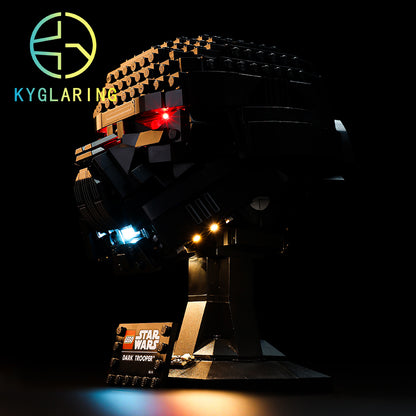 Led Lighting Set For Dark Trooper Helmet 75343