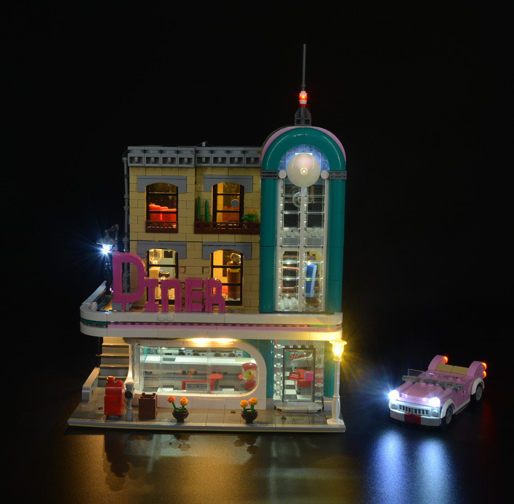 Led Lighting Set For Downtown Diner #10260